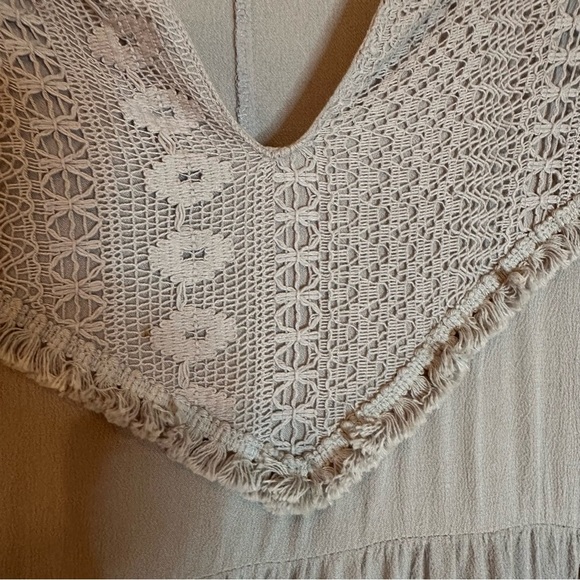 Umgee Women S Boho Babydoll Dress / Tunic length top Lace Ruffle Cottagecore - Picture 4 of 7